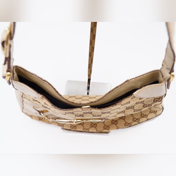 AJ29❤️ Gucci GG Hasler Horsebit Hobo Bag - Picture 7 of 13
